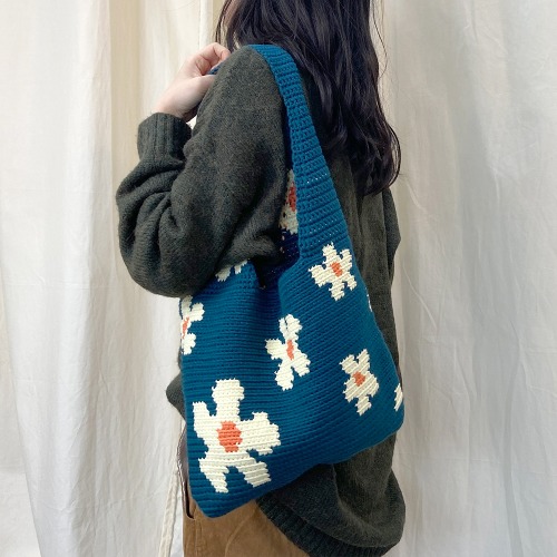 [DIY키트] 꽃님이 가방 Flower Crochet Bag B01