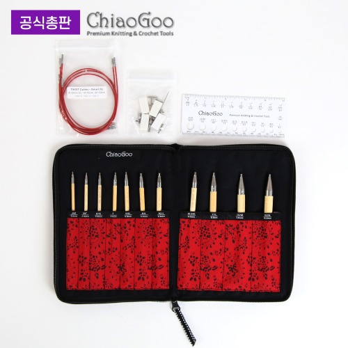 [Chiaogoo] (공식총판) 치아오구 스핀 아후강바늘세트 T-SPIN Tunisian Set -#1500C